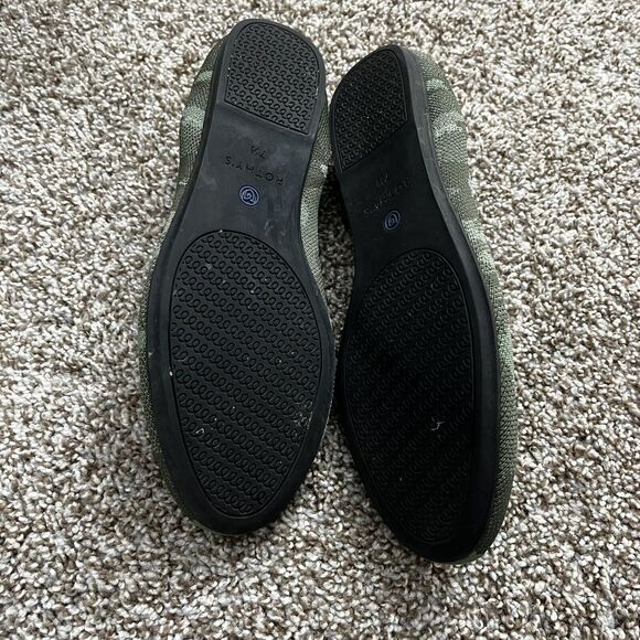 Rothy's Slip On Olive Camo Textile Size 7.5 The Loafer Flat Comfort Shoes - Picture 7 of 7